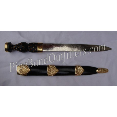 Scottish Dirk in Gold