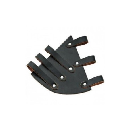 Leather Black Dirk Frog