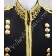 Piper Drummer Black Scottish Doublet Jacket