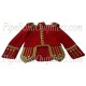 Red Pipe Band Doublet Military Kilt Jacket