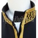 Military Band Uniform Black Doublet Kilt Jacket