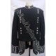 Scottish Military Uniform Black Doublet Military Jacket