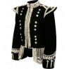 Black Hand Embroidered "Royal" Uniform Doublet