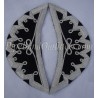 Black Doublet Shoulder Shells - Wings - Epaulettes