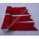 Red Pipe Band Kilt Flashers/Flashes - Garters
