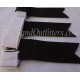 Black Kilt Band Flashers/Flashes - Garters