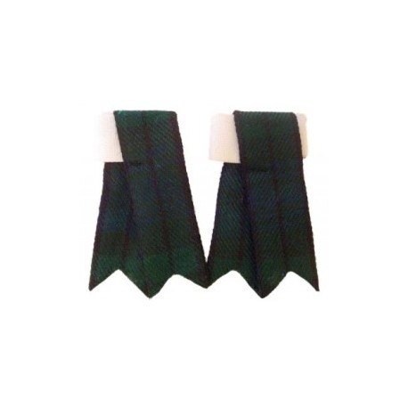 Black Watch Tartan Kilt Flashers/Flashes - Garters