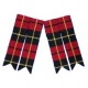 Drum Major Wallace Tartan Kilt Flashers/Flashes - Garters