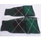 Black Green Diced Pipe Major Hose Tops - Half Hoses