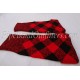 Red Black Pipers Drummers Hose Tops - Half Hoses