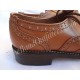 Military Brown Leather Band Ghillie Brogue Shoes