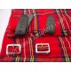 Piper Drummer Royal Stewart Acrylic Tartan Kilt