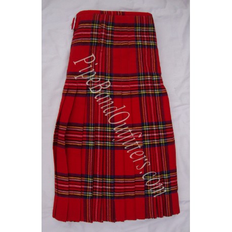 Piper Drummer Royal Stewart Acrylic Tartan Kilt