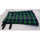 Piper Drummer Green Acrylic Tartan Kilt