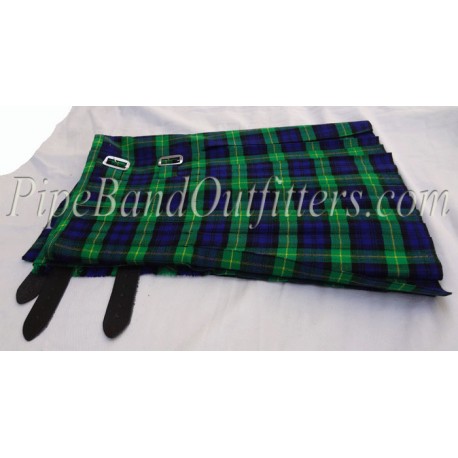 Piper Drummer Green Acrylic Tartan Kilt