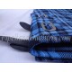 Piper Drummer Blue Acrylic Tartan Kilt