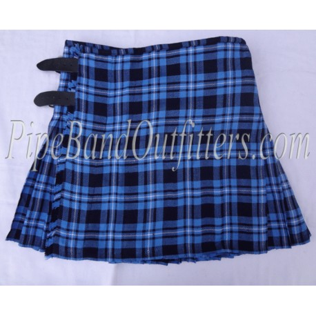 Piper Drummer Blue Acrylic Tartan Kilt