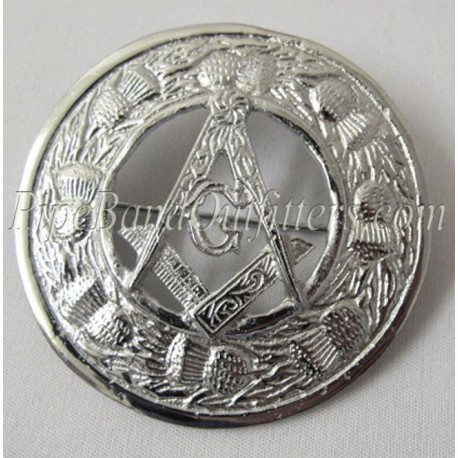 Piper Drummer Plaid Brooch