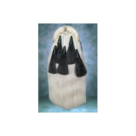 Pipe Band Horse Hair Sporran - Black Watch