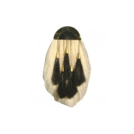 Piper Horse Hair Sporran - Clan Fraser