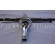 Drum Major Mace Stick - Silver Lion