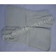 Drum Major Gauntlets - White Leather Gloves