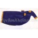 Royal Blue Bagpipe Cover - Gold Fringes