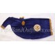 Royal Blue Bagpipe Cover - Gold Fringes
