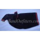 Blue Velvet Bagpipe Cover - Red Braided