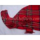 Royal Stewart Tartan Bagpipe Cover - Red Fringe