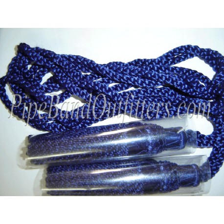 Blue Bagpipe Silk Cord