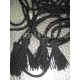 Black Bagpipe Silk Cord