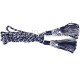 Blue & White Bagpipe Silk Cord