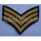 Hand Embroidered Bullion Stripe Chevrons