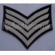 Hand Embroidered Bullion Stripe Chevrons