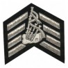 Hand Embroidered Bagpipe Major Rank Badge
