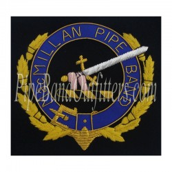 Cap Badge "The Blue Stone Pipes & Drums"