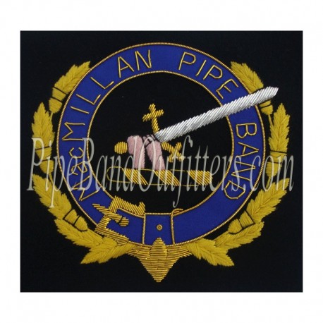 Cap Badge "The Blue Stone Pipes & Drums"