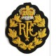 Ralph Lauren Gold Bullion Wire Hand Embroidered Pocket Patch