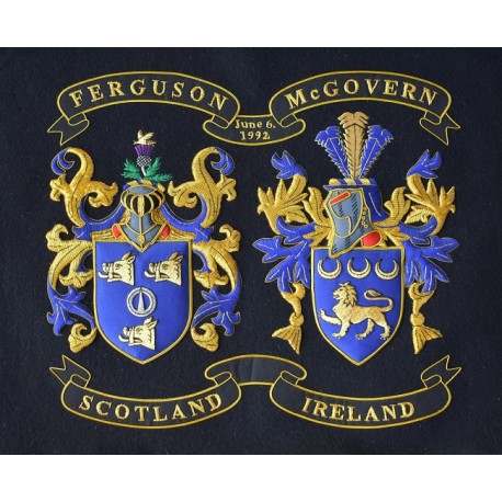 Premium Double Embroidered Family Crest
