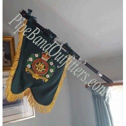 Hand Embroidered Custom Made Pipe Band Banner
