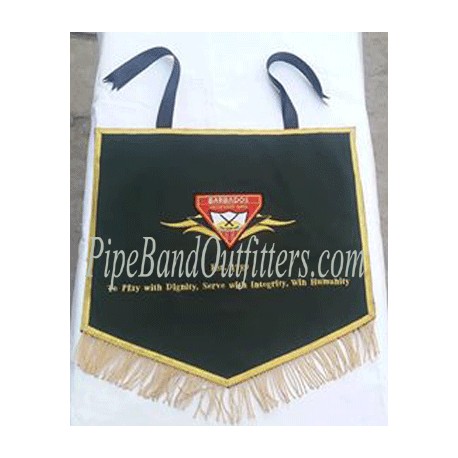 Hand Embroidered Custom Made Pipe Band Banner