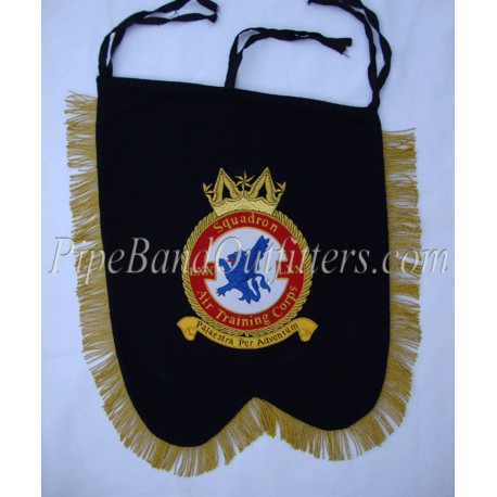 Hand Embroidered Custom Made Pipe Band Banner