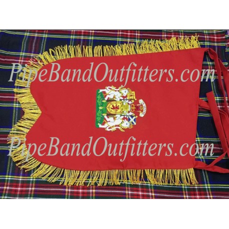 Hand Embroidered Custom Made Pipe Band Banner