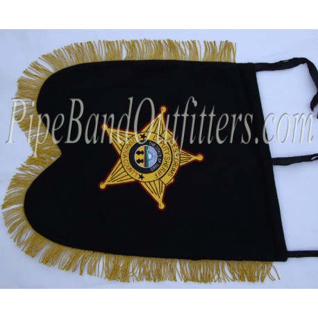 Hand Embroidered Custom Made Pipe Band Banner