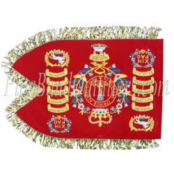 Hand Embroidered Custom Made Pipe Band Banner