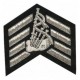 Hand Embroidered Bullion Stripe Chevrons