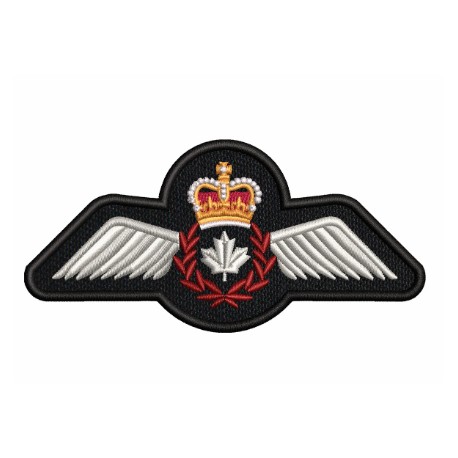 Hand Embroidered Wings Badges Style 01