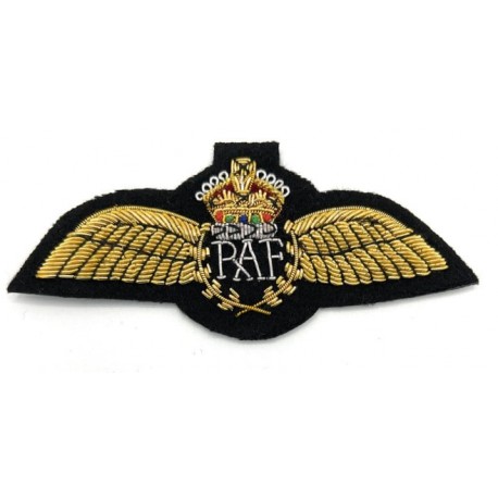 Hand Embroidered Wings Badges Style 01
