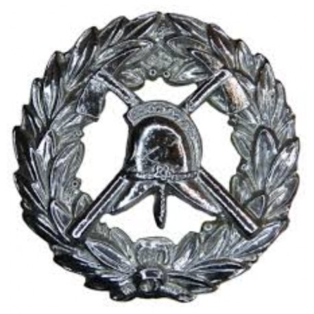 Custom Brass Volunteer Firefighter Badge